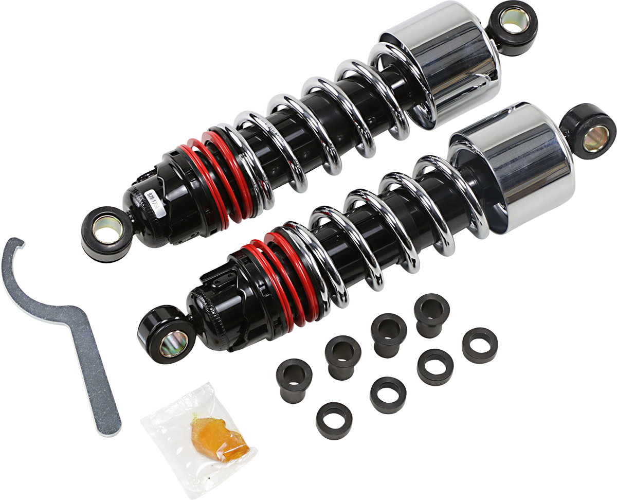 Burly Brand Slammer Plus Standard Rear Shocks fit 2004-2022 Harley Sportster