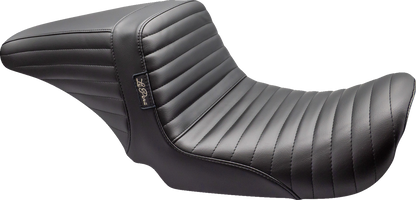 Le Pera Kickflip Up Front Pleated Stitch Seat fits 2006-2017 Harley Dyna FXD