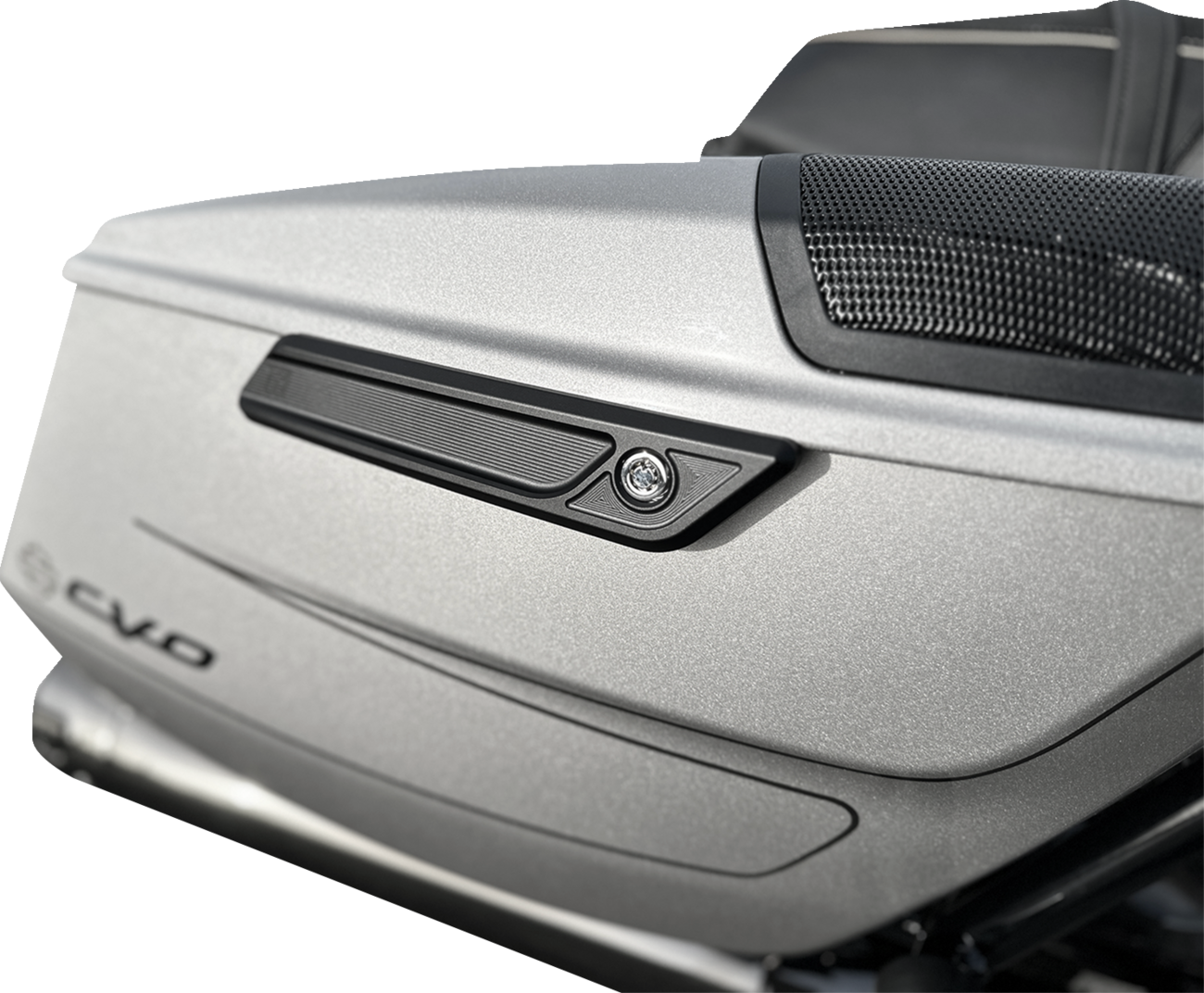 Kodlin Black Slant Saddlebag Latch Covers fits 2023-2025 Harley Touring K59490