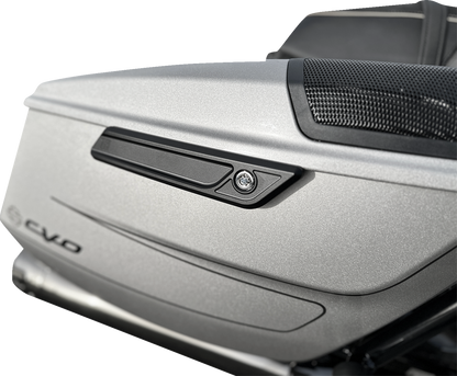 Kodlin Black Slant Saddlebag Latch Covers fits 2023-2025 Harley Touring K59490