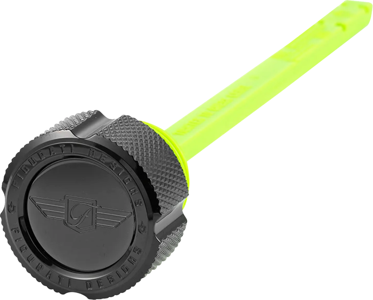 Figurati Black Knurled Magnetic Engine Oil Dipstick 2020-2024 Indian Challenger