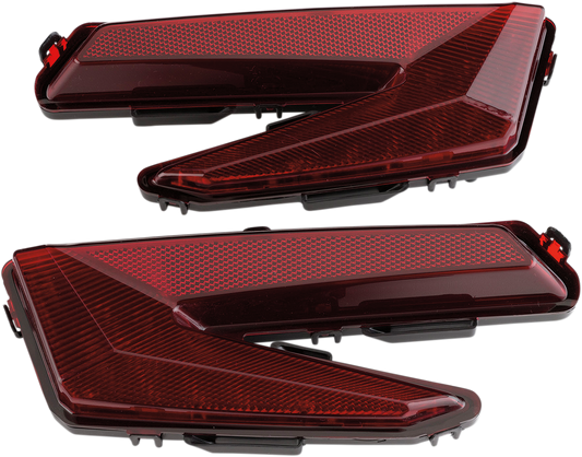 Moose Utility Rear Red LED Side by Side Taillights 2017-2019 Can Am Maverick X3
