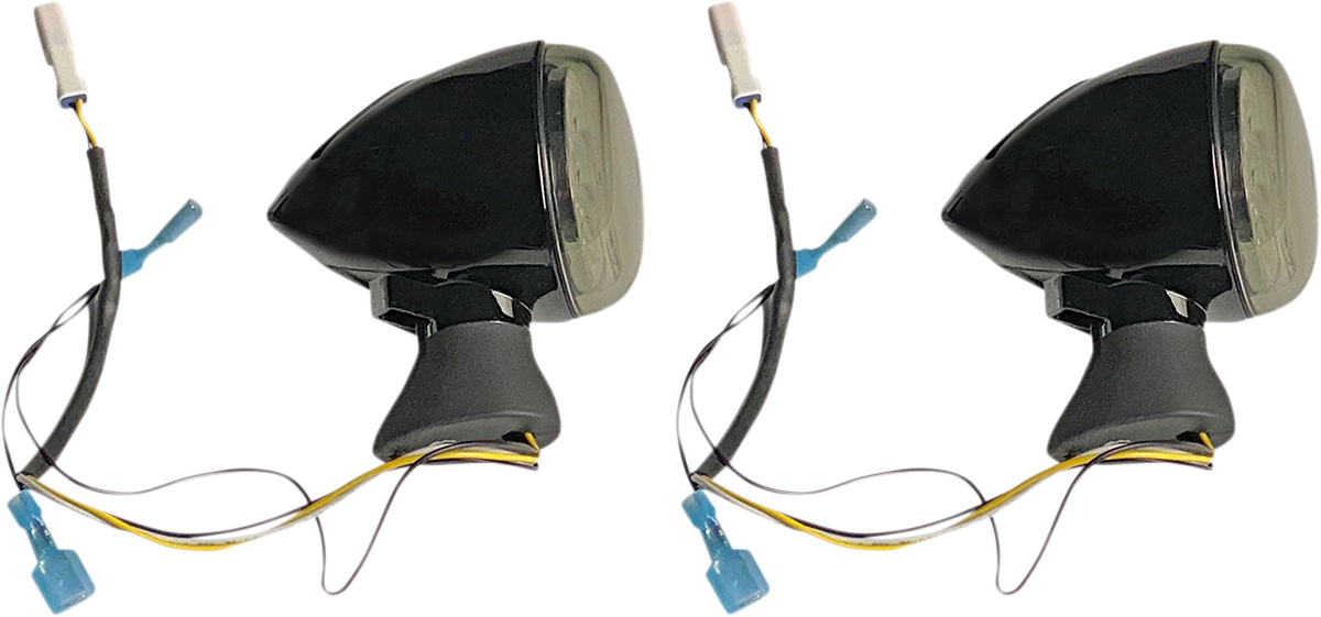 Custom Dynamics ProBEAM Ringz Front LED Turn Signals 2015-2022 Indian Scout