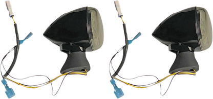 Custom Dynamics ProBEAM Ringz Front LED Turn Signals 2015-2022 Indian Scout