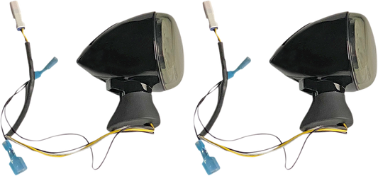 Custom Dynamics ProBEAM Ringz Front LED Turn Signals 2015-2022 Indian Scout