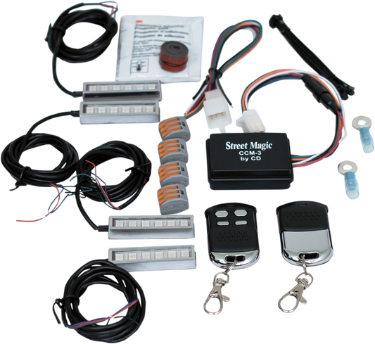 Custom Dynamics Magical Wizards Universal Motorcycle Led Accent Light Kit Harley