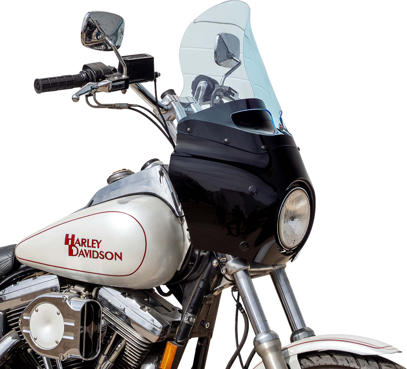 Klock Werks 15" Flare Blue Ice Road Warrior Fairing Motorcycle Windshield