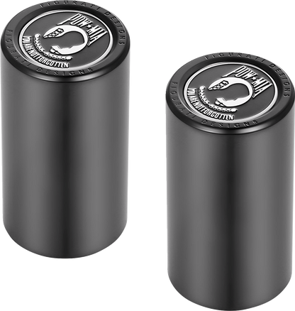 Figurati Designs POW-MIA Black Long Magnetic Docking Hardware Covers for Harley