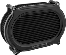 Arlen Ness Oval Stage 2 Black Air Filter Kit for 2023-25 Harley Touring Softail