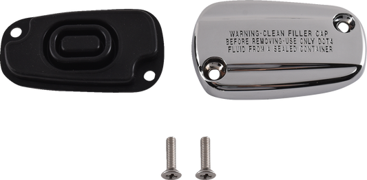 Drag Specialties Rear Brake Master Cylinder Cover for 2018-2025 Harley Softail