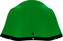 Klock Werks Kolor Flare 12.5" Green Windshield fits Saddlemen S-RT Mini Fairing