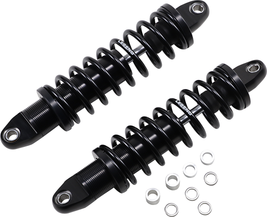 Legend Black 13" Heavy Duty Revo-A Rear Shocks 1984-2000 Harley Davidson FXR