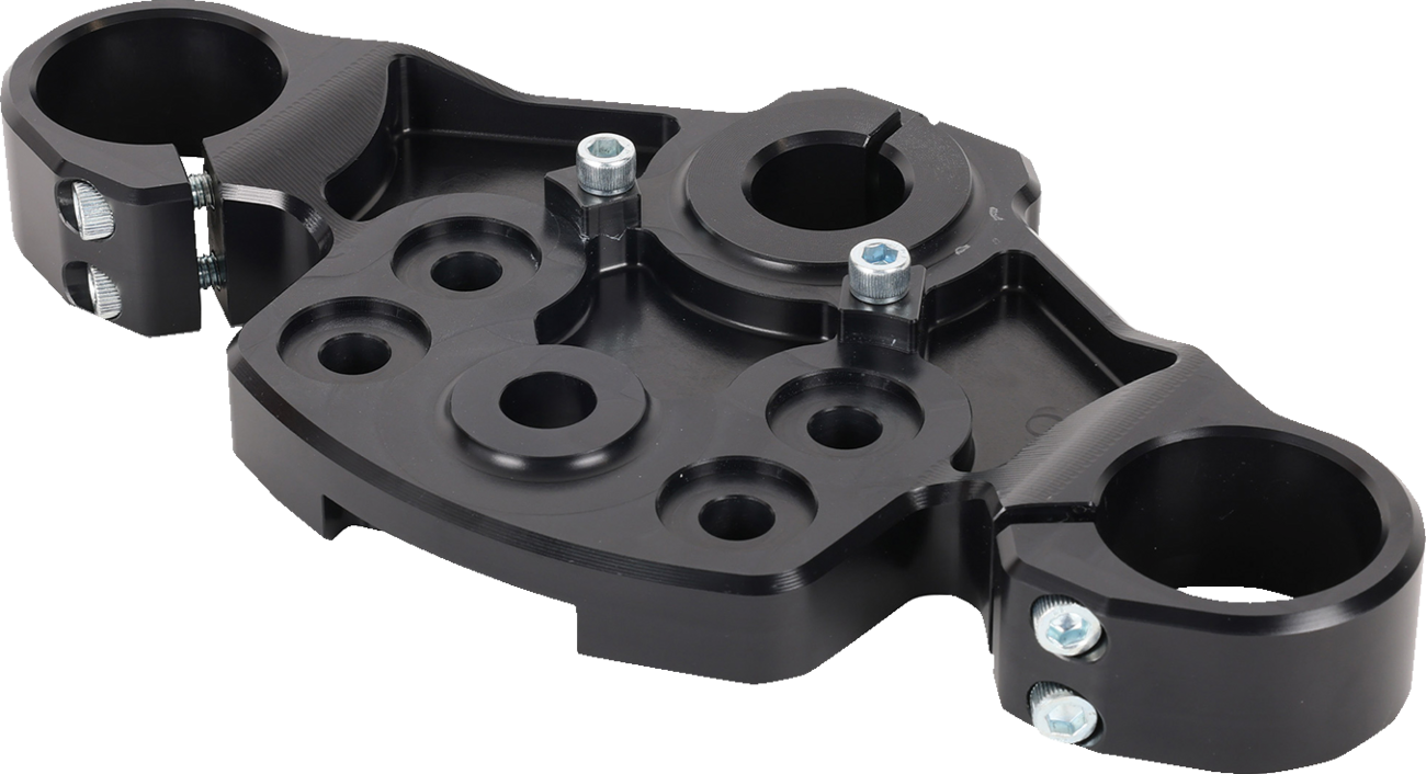 Thrashin Supply Black Top Triple Tree for 2024-2025 Harley Road Glide TSC-2921-1