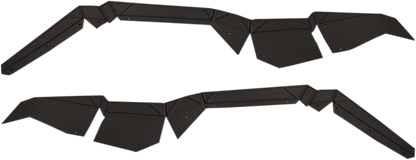 Powermadd Black UTV Side by Side Rear Fender Flare Extension 2009-14 Polaris RZR