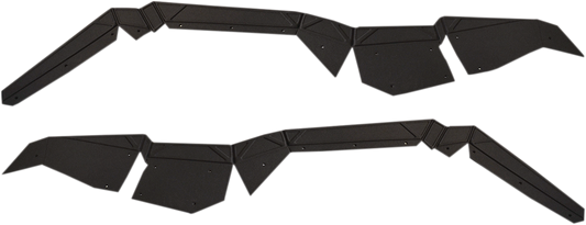 Powermadd Black UTV Side by Side Rear Fender Flare Extension 2009-14 Polaris RZR