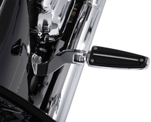 Ciro Chrome Rail Driver Passenger Universal Male-Mount Motorcycle Foot Pegs