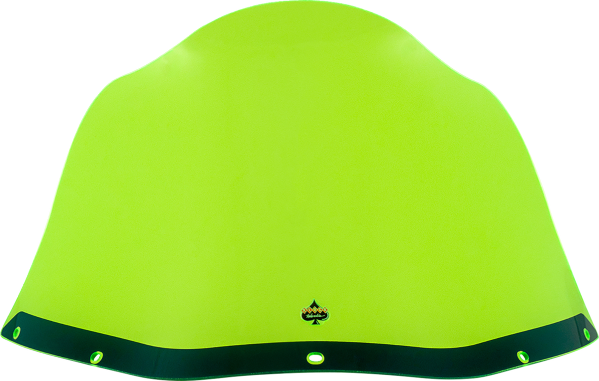 Klock Werks Flare 12.5" Green Ice Windshield fits Saddlemen S-RT Mini Fairing