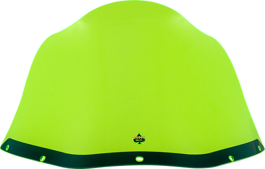Klock Werks Flare 12.5" Green Ice Windshield fits Saddlemen S-RT Mini Fairing