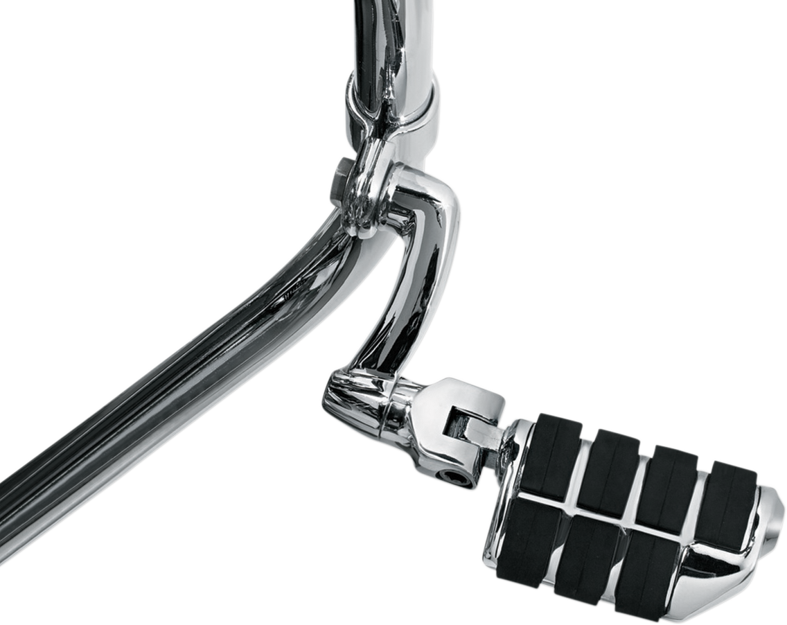 Kuryakyn Chrome Pair Longhorn Dually 1.5" Highway Pegs for Harley Touring 4574