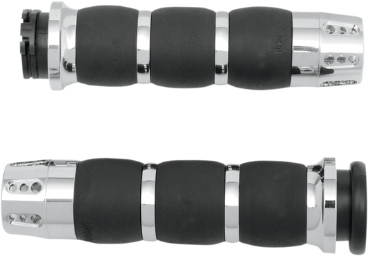 Avon Gatlin Velvet Air Handlebar Cable Hand Grips for 1980-2022 Harley Davidson