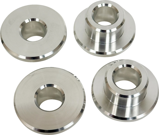 Pro One Solid Raw Aluminum Riser Bushing Kit for 1983-2021 Harley Davidson