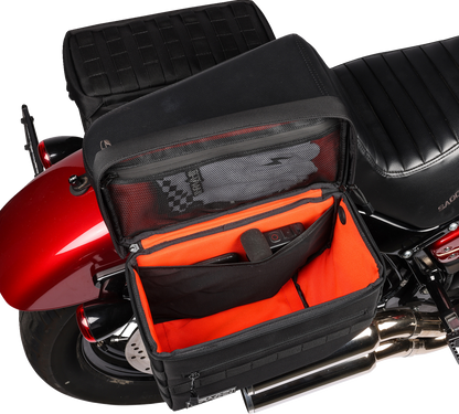 Thrashin Escape Storage Saddlebags for 1982-2023 Harley Softail Dyna TSB-0007
