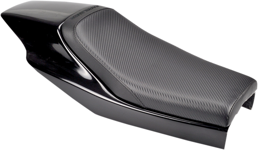 Saddlemen Black Eliminator Carbon Fiber Solo Seat Harley Custom Build