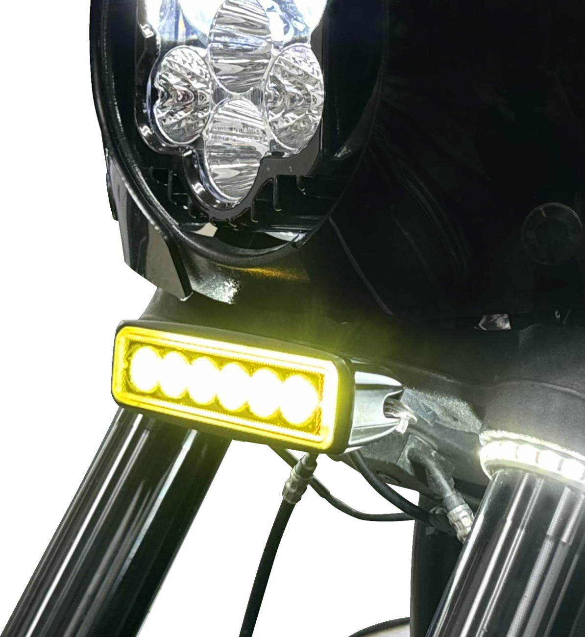 Custom Dynamics Front Light Bar Mount Bracket 2020-24 Harley Softail Low Rider S