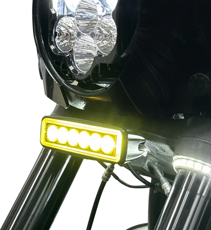 Custom Dynamics Front Light Bar Mount Bracket 2020-24 Harley Softail Low Rider S