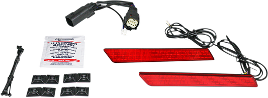 Custom Dynamics LED Saddlebag Latch Turn Signal Lights 2014-2023 Harley Touring