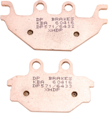 DP Sintered Metal Replacement Rear Brake Pad Set fits 2015-2016 Indian Scout