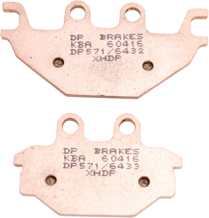 DP Sintered Metal Replacement Rear Brake Pad Set fits 2015-2016 Indian Scout