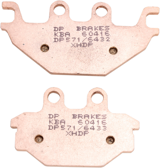 DP Sintered Metal Replacement Rear Brake Pad Set fits 2015-2016 Indian Scout