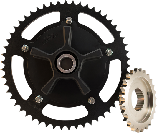 Trask Black 530 Chain Drive Conversion Kit 2009-2024 Harley Touring FLHX FLHR