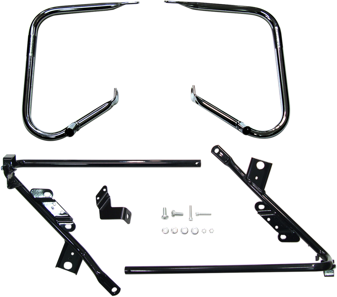 Drag Specialties Motorcycle Saddlebag Supports 2009-2013 Harley Touring Models