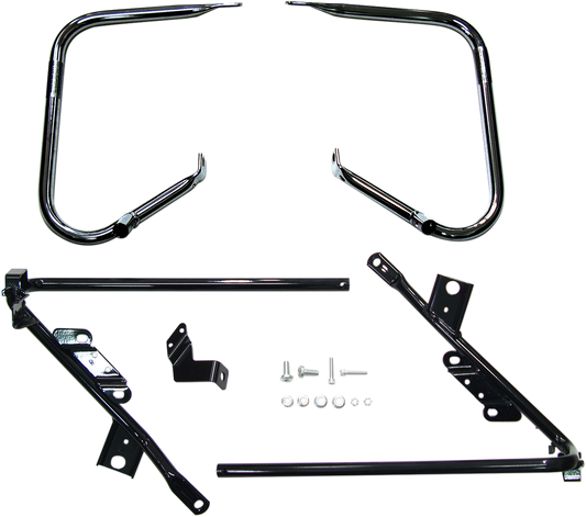 Drag Specialties Motorcycle Saddlebag Supports 2009-2013 Harley Touring Models