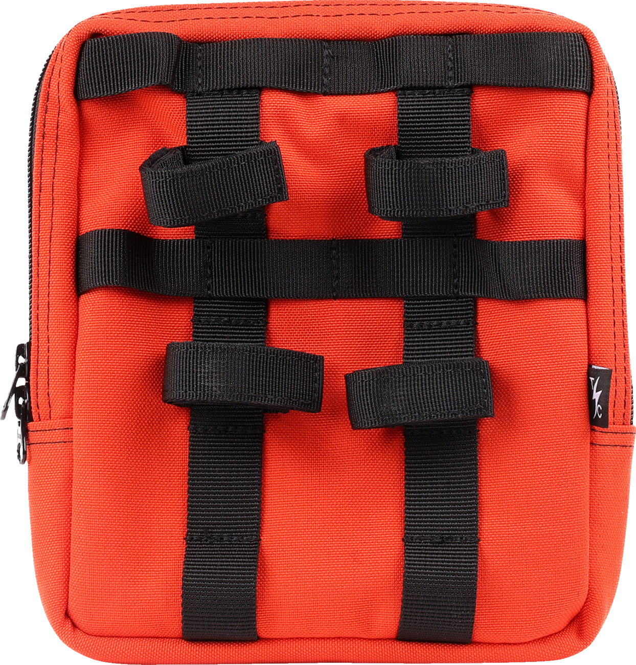 Thrashin Supply Orange Motorcycle Handlebar Storage Bag Slim for Harley THB-0035