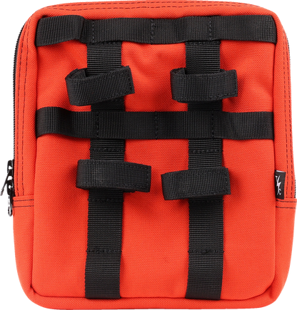 Thrashin Supply Orange Motorcycle Handlebar Storage Bag Slim for Harley THB-0035