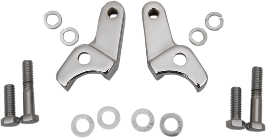 La Choppers Chrome -1.00" Rear Lowering Kit 2018-2023 Harley Touring FLHR FLHX