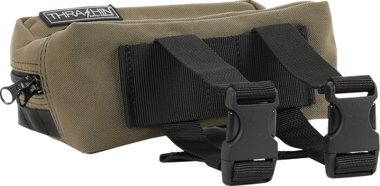 Thrashin Supply Green Motorcycle Handlebar Storage Bag Harley Davidson THB-0007