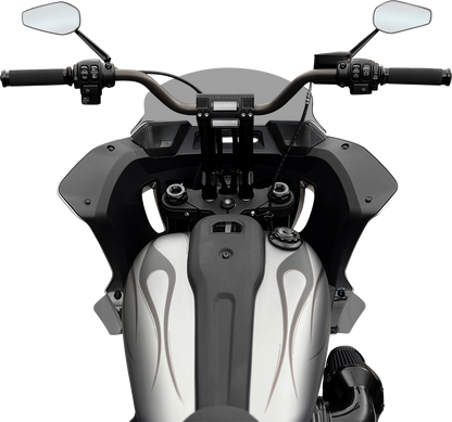 Kodlin Fastback Black 10" Straight Handlebar Risers for 2018-2024 Harley Softail