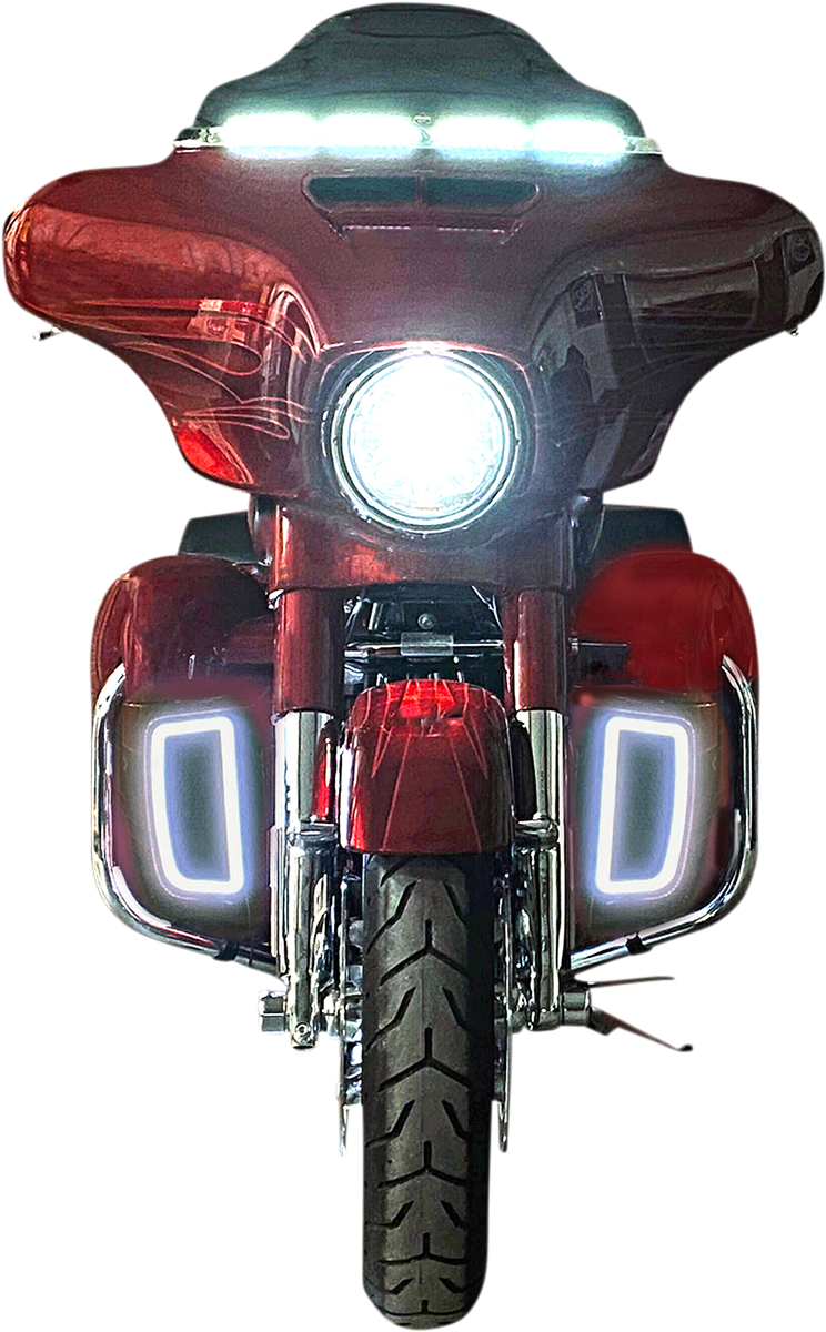 Custom Dynamics LED Lower Fairing Vent Light Inserts fits 2014-24 Harley Touring