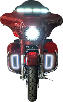 Custom Dynamics LED Lower Fairing Vent Light Inserts fits 2014-24 Harley Touring