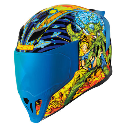 Icon Airflite Bugoid Blitz Unisex Adult Motorcycle Riding Full Face Helmet