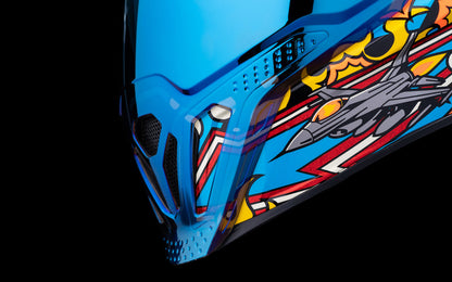 Icon Airflite Flyboy Unisex Adult Motorcycle Street Bike Race Full Face Helmet