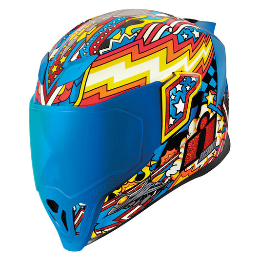 Icon Airflite Flyboy Unisex Adult Motorcycle Street Bike Race Full Face Helmet