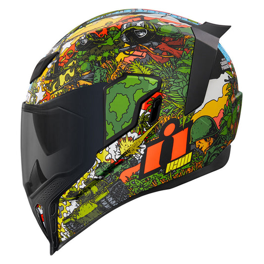 Icon Airflite Groundpounder Unisex Adult Full Face Motorcycle Street Helmet