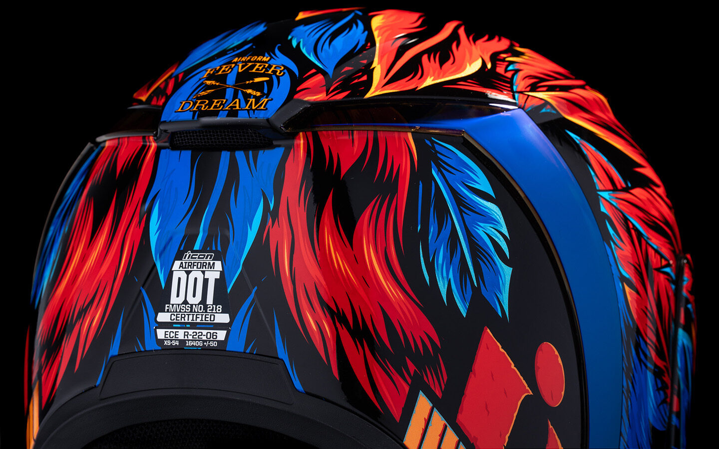 Icon Airform Fever Dream Unisex Adult Motorcycle Street Race Full Face Helmet