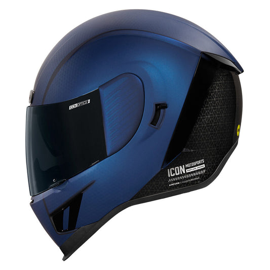 Icon Airform Counterstrike MIPS Blue Unisex Adult Motorcycle Full Face Helmet