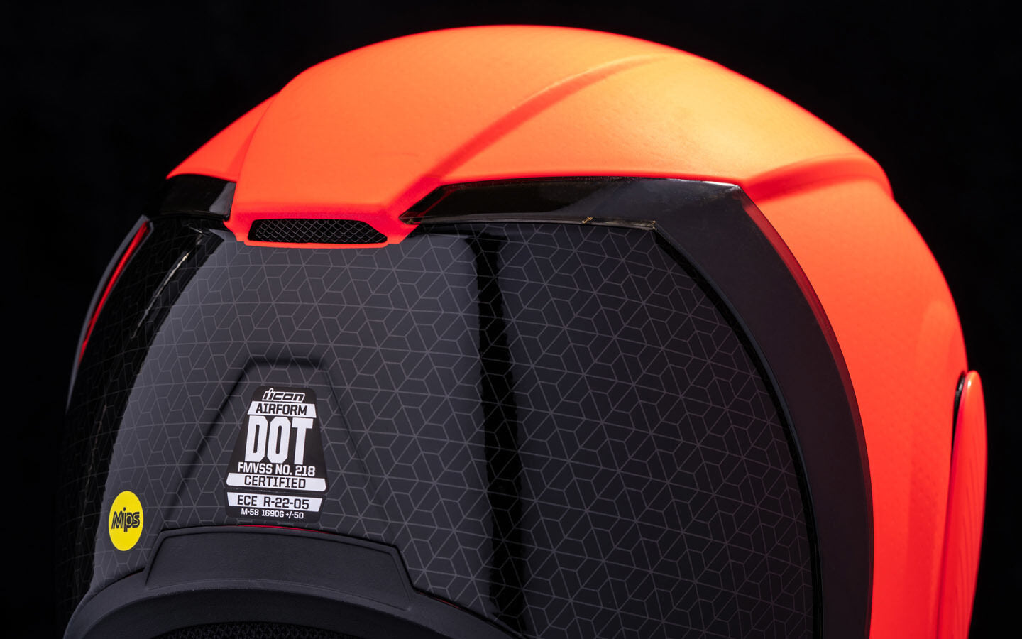 Icon Airform Counterstrike MIPS Red Unisex Adult Motorcycle Full Face Helmet